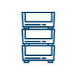 [icon for bin stacking in white and blue]
