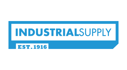 [industrial supply logo in blue]